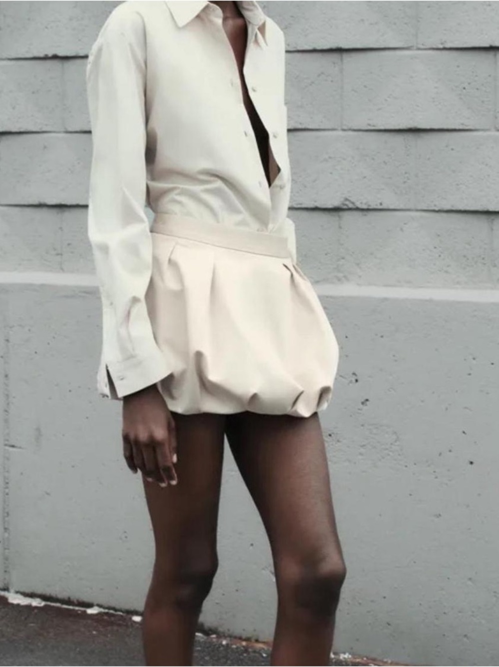 Zara Balloon Skort Nwt